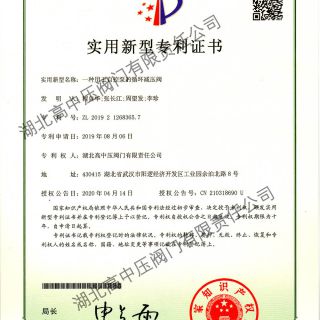 一種用于自控泵的循環減壓閥